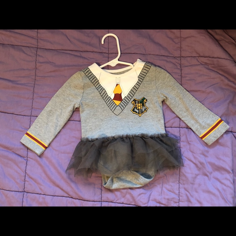 Harry Potter onesie with matching head band